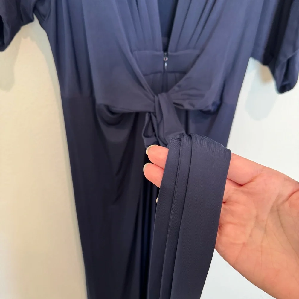 Raoul Issa Draped Stretch Jersey Formal Maxi Dress - Picture 7 of 11